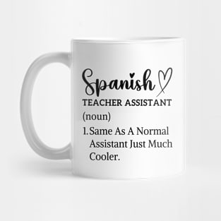 Thank you for assistant spanish teacher Mug